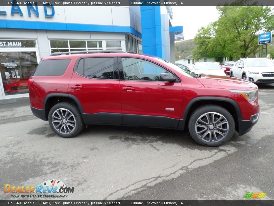 2019 GMC Acadia SLT AWD Red Quartz Tintcoat / Jet Black/Kalahari Photo #4