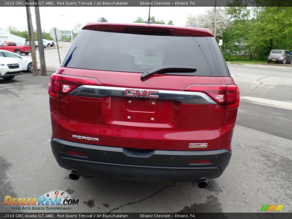 2019 GMC Acadia SLT AWD Red Quartz Tintcoat / Jet Black/Kalahari Photo #6