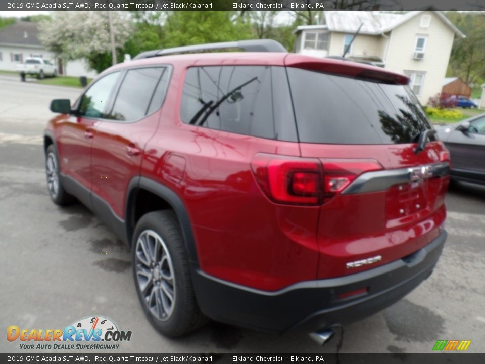 2019 GMC Acadia SLT AWD Red Quartz Tintcoat / Jet Black/Kalahari Photo #7