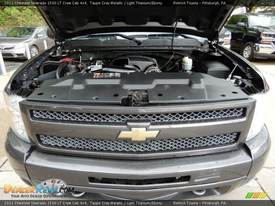 2011 Chevrolet Silverado 1500 LT Crew Cab 4x4 Taupe Gray Metallic / Light Titanium/Ebony Photo #11