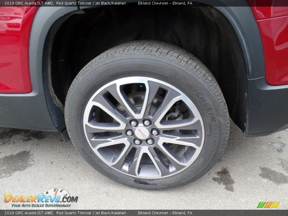 2019 GMC Acadia SLT AWD Red Quartz Tintcoat / Jet Black/Kalahari Photo #9