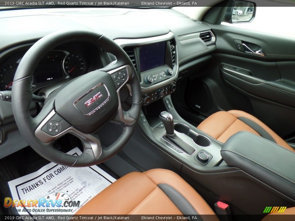 Jet Black/Kalahari Interior - 2019 GMC Acadia SLT AWD Photo #15