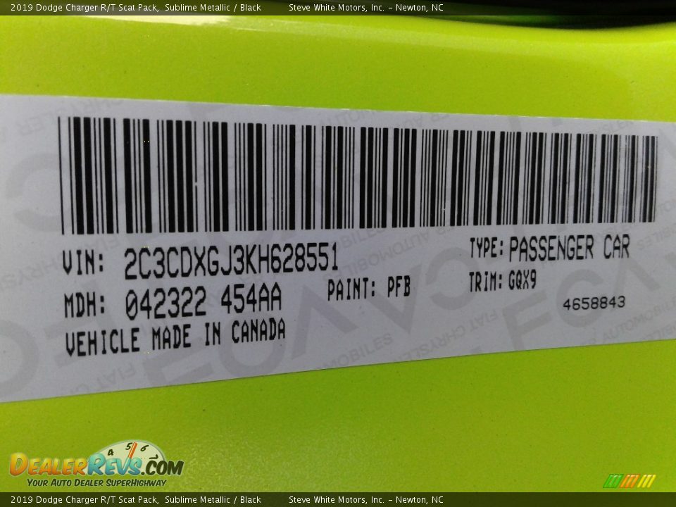 2019 Dodge Charger R/T Scat Pack Sublime Metallic / Black Photo #32