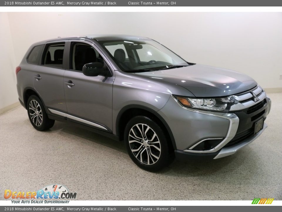 2018 Mitsubishi Outlander ES AWC Mercury Gray Metallic / Black Photo #1