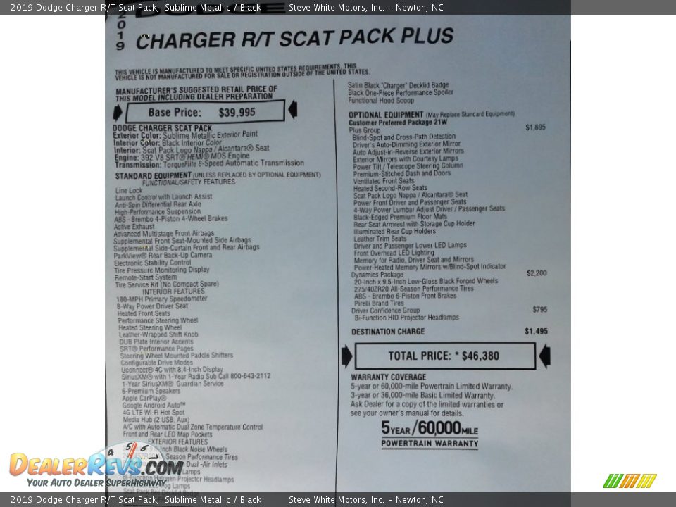 2019 Dodge Charger R/T Scat Pack Sublime Metallic / Black Photo #33