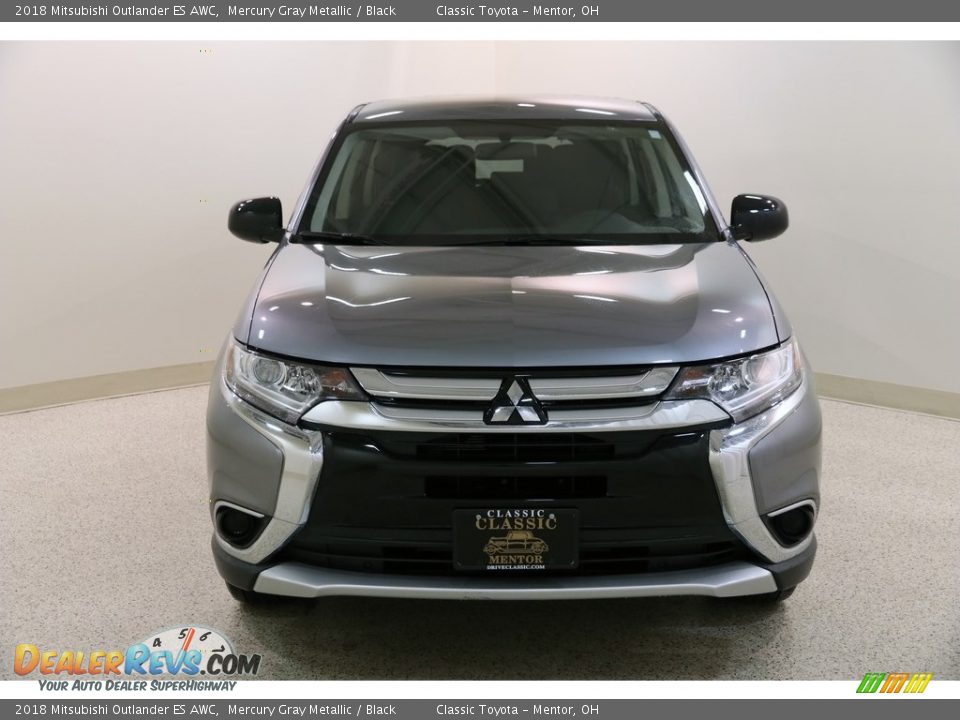 2018 Mitsubishi Outlander ES AWC Mercury Gray Metallic / Black Photo #2