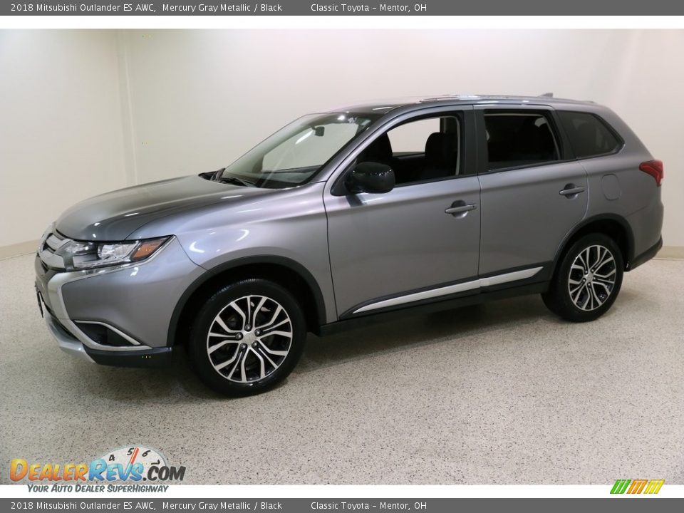 2018 Mitsubishi Outlander ES AWC Mercury Gray Metallic / Black Photo #3