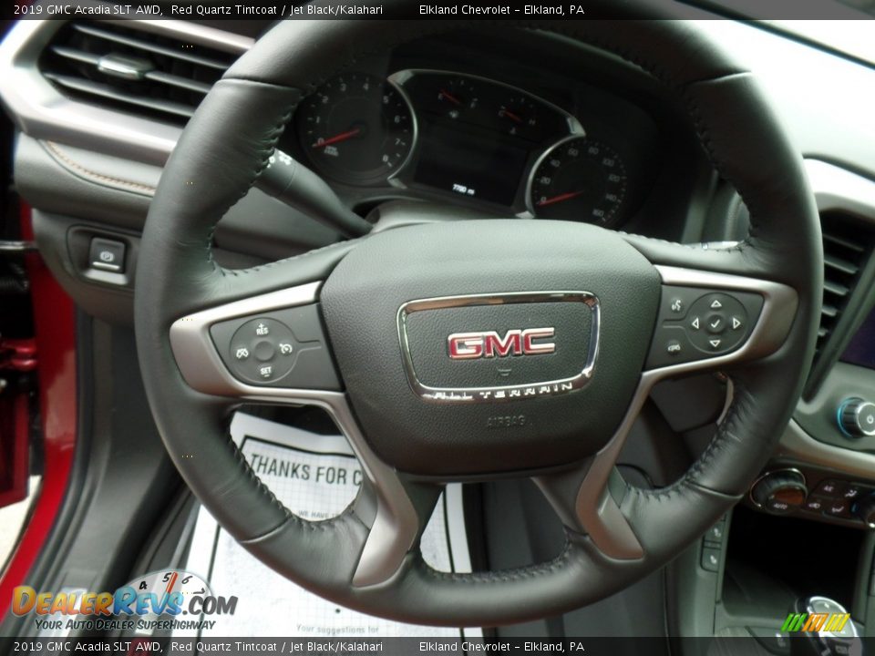 2019 GMC Acadia SLT AWD Steering Wheel Photo #17