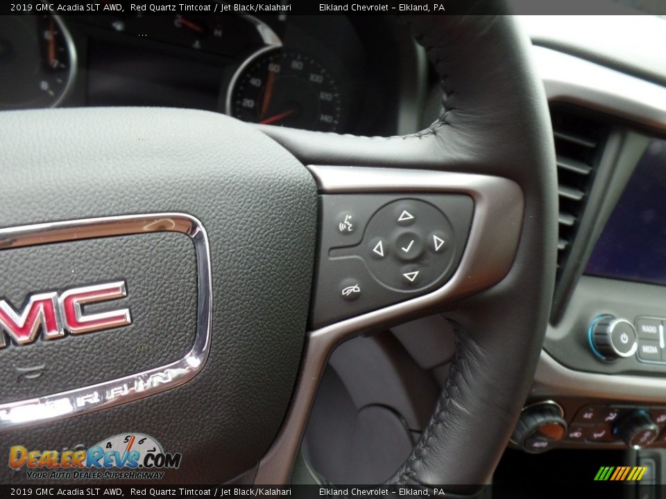 2019 GMC Acadia SLT AWD Red Quartz Tintcoat / Jet Black/Kalahari Photo #18