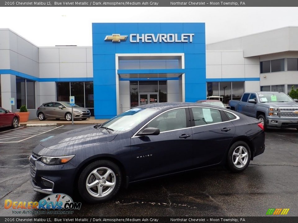 2016 Chevrolet Malibu LS Blue Velvet Metallic / Dark Atmosphere/Medium Ash Gray Photo #1