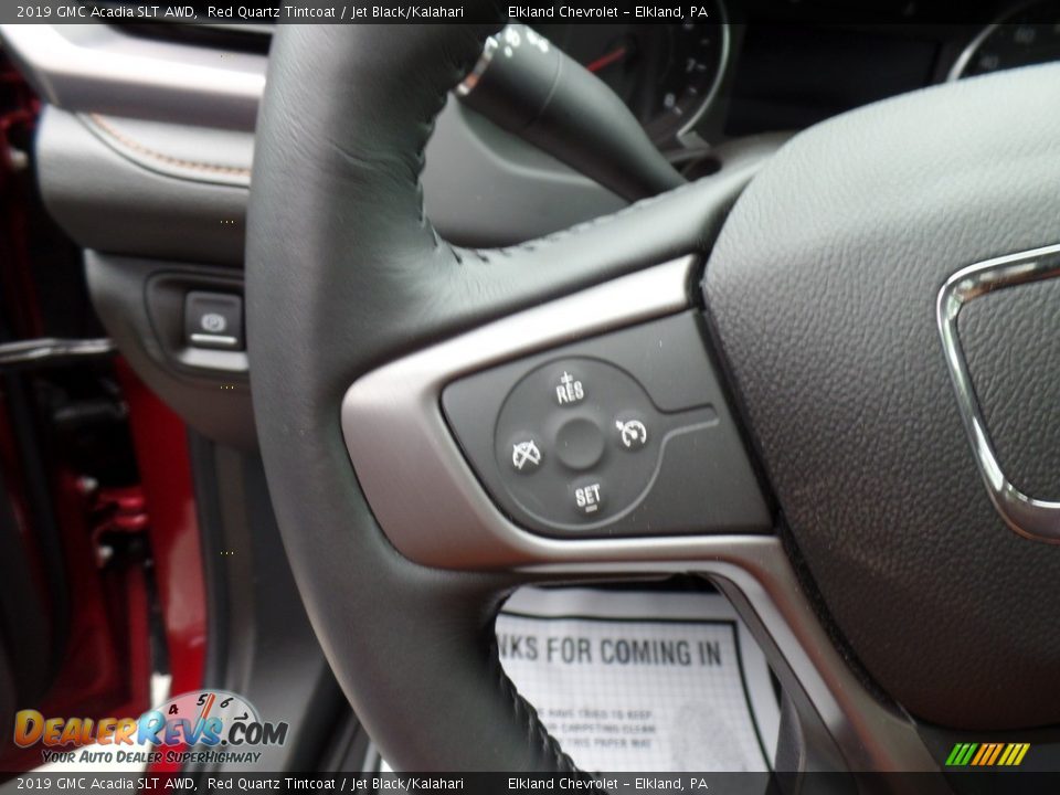 2019 GMC Acadia SLT AWD Red Quartz Tintcoat / Jet Black/Kalahari Photo #19