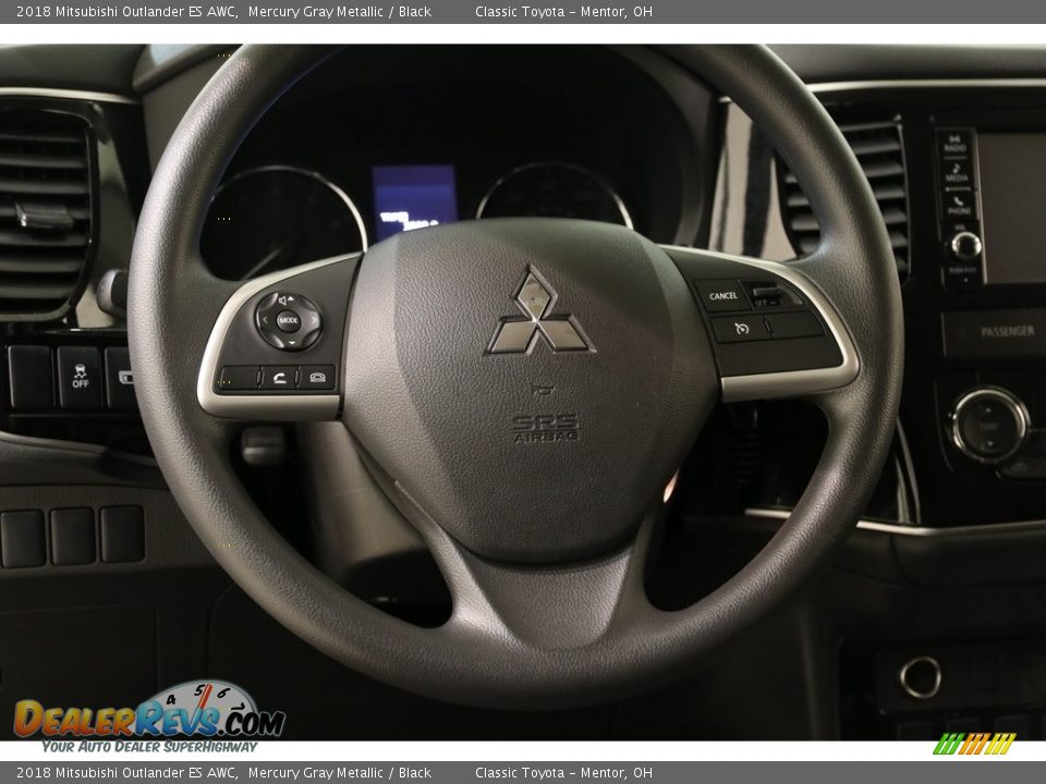 2018 Mitsubishi Outlander ES AWC Mercury Gray Metallic / Black Photo #6
