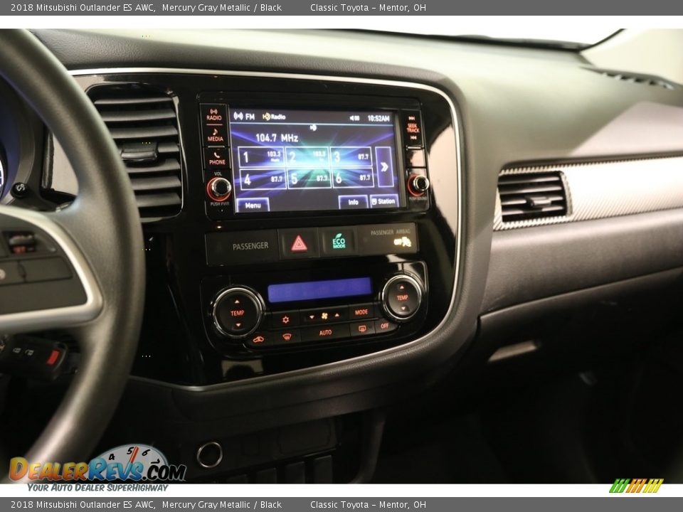2018 Mitsubishi Outlander ES AWC Mercury Gray Metallic / Black Photo #8