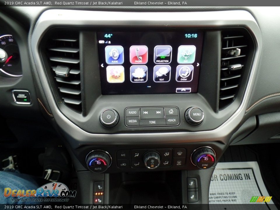 2019 GMC Acadia SLT AWD Red Quartz Tintcoat / Jet Black/Kalahari Photo #21