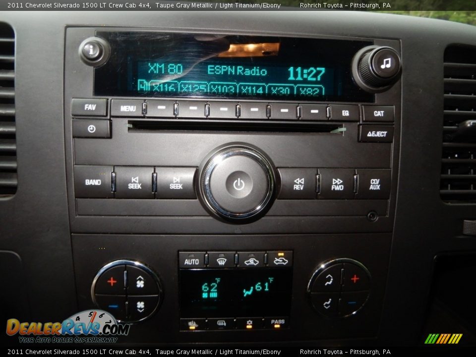 2011 Chevrolet Silverado 1500 LT Crew Cab 4x4 Taupe Gray Metallic / Light Titanium/Ebony Photo #26