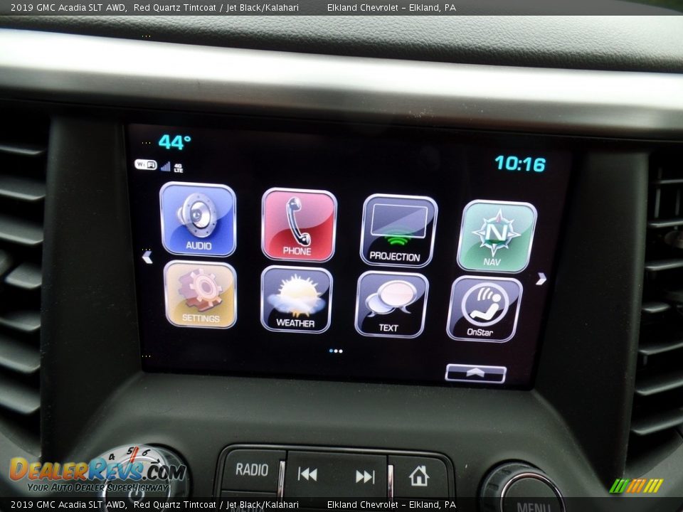 2019 GMC Acadia SLT AWD Red Quartz Tintcoat / Jet Black/Kalahari Photo #22