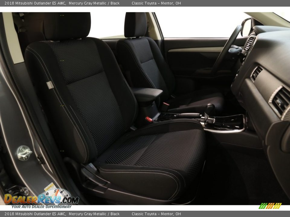 2018 Mitsubishi Outlander ES AWC Mercury Gray Metallic / Black Photo #11