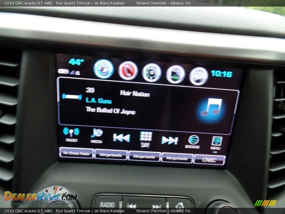 2019 GMC Acadia SLT AWD Red Quartz Tintcoat / Jet Black/Kalahari Photo #23