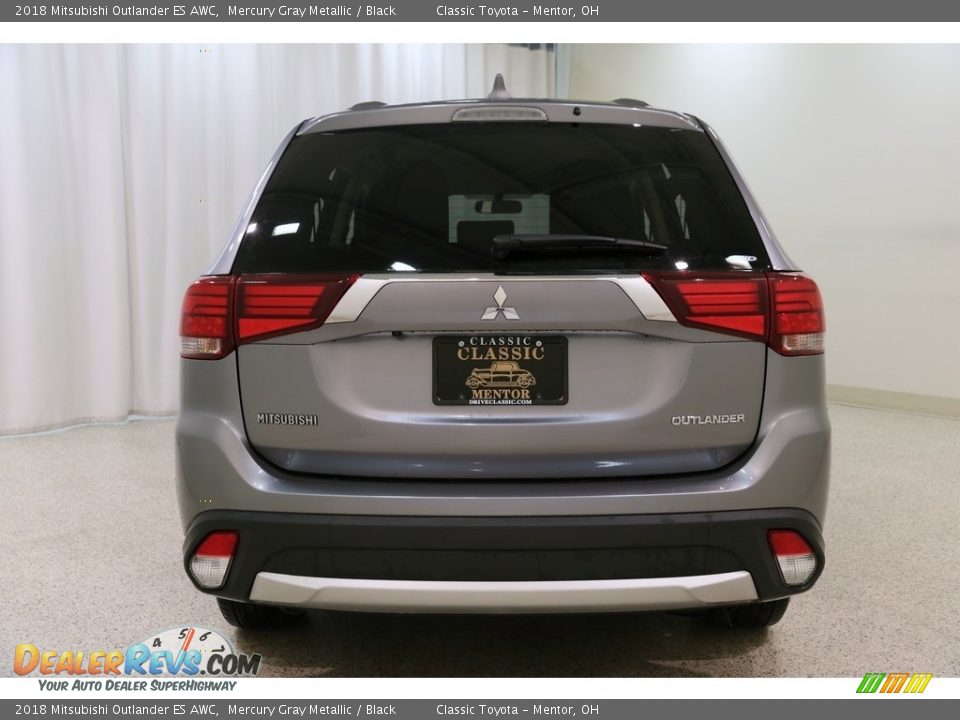 2018 Mitsubishi Outlander ES AWC Mercury Gray Metallic / Black Photo #15