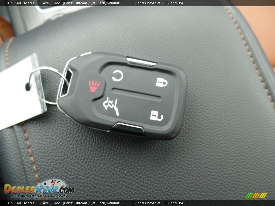 2019 GMC Acadia SLT AWD Red Quartz Tintcoat / Jet Black/Kalahari Photo #31