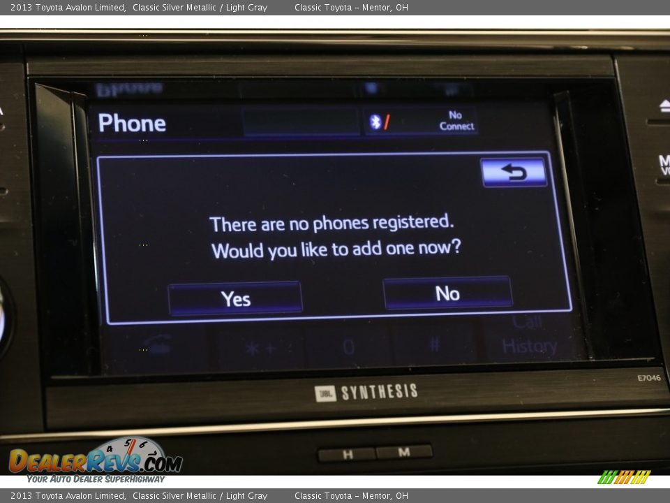 2013 Toyota Avalon Limited Classic Silver Metallic / Light Gray Photo #12