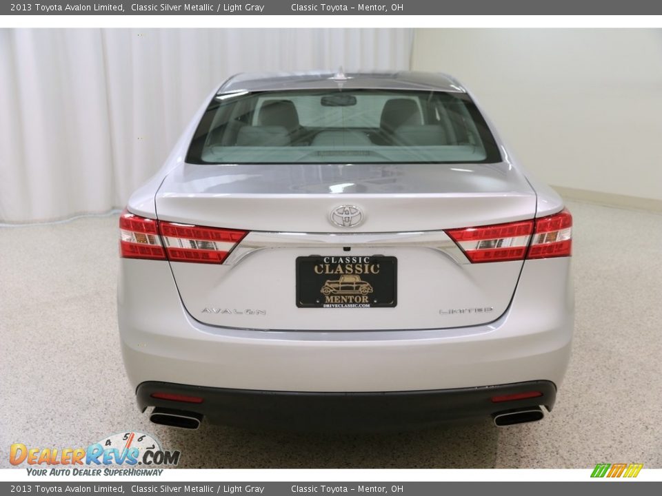 2013 Toyota Avalon Limited Classic Silver Metallic / Light Gray Photo #19