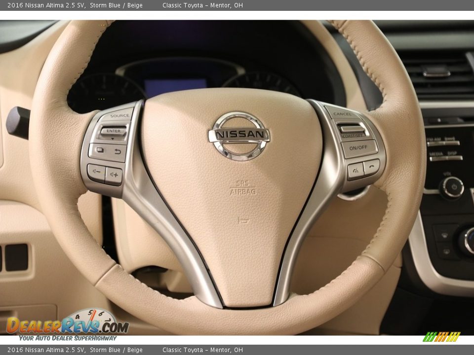 2016 Nissan Altima 2.5 SV Storm Blue / Beige Photo #6
