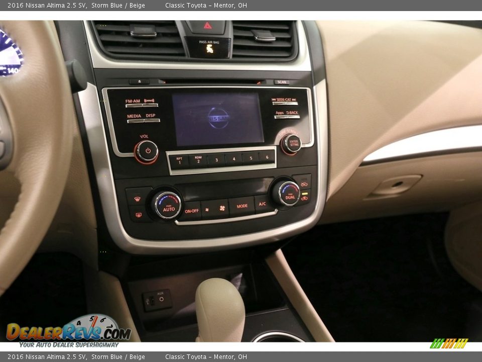 2016 Nissan Altima 2.5 SV Storm Blue / Beige Photo #8