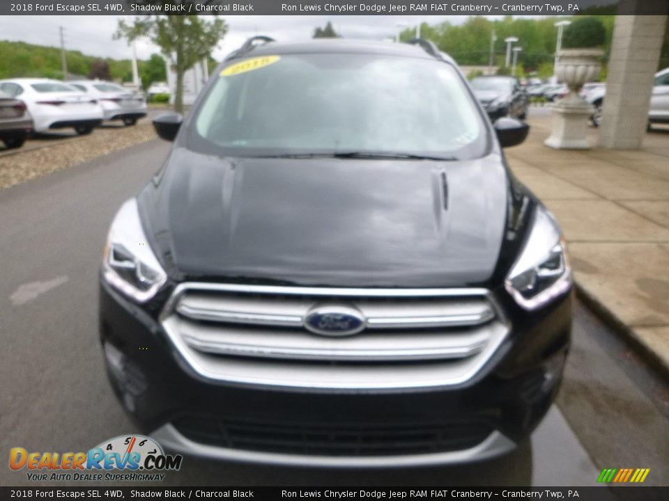 2018 Ford Escape SEL 4WD Shadow Black / Charcoal Black Photo #4