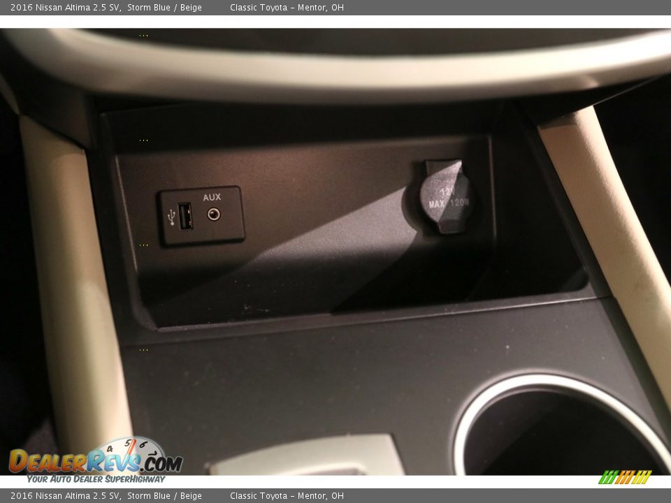 2016 Nissan Altima 2.5 SV Storm Blue / Beige Photo #11