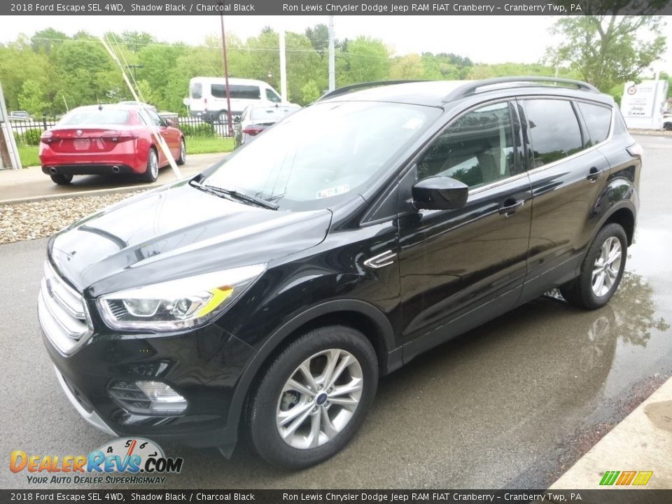 2018 Ford Escape SEL 4WD Shadow Black / Charcoal Black Photo #5