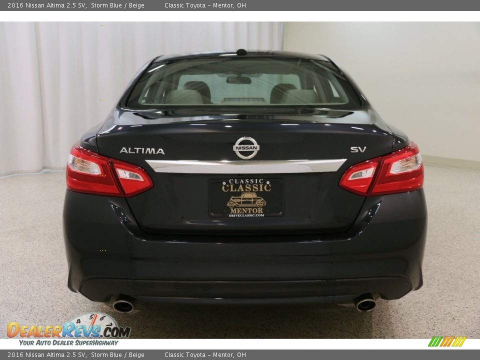 2016 Nissan Altima 2.5 SV Storm Blue / Beige Photo #15
