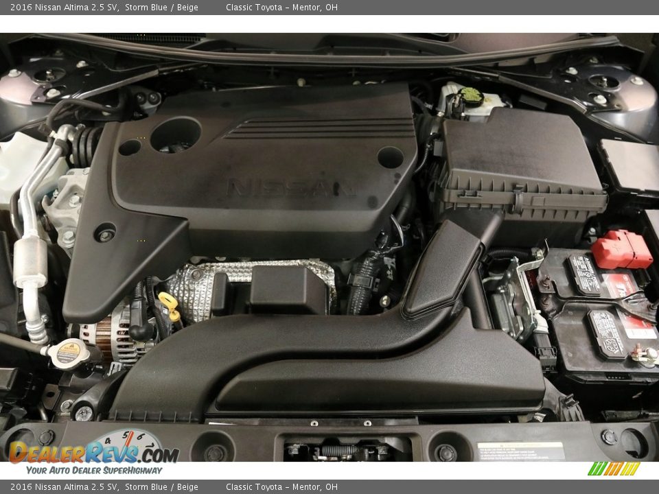 2016 Nissan Altima 2.5 SV Storm Blue / Beige Photo #16