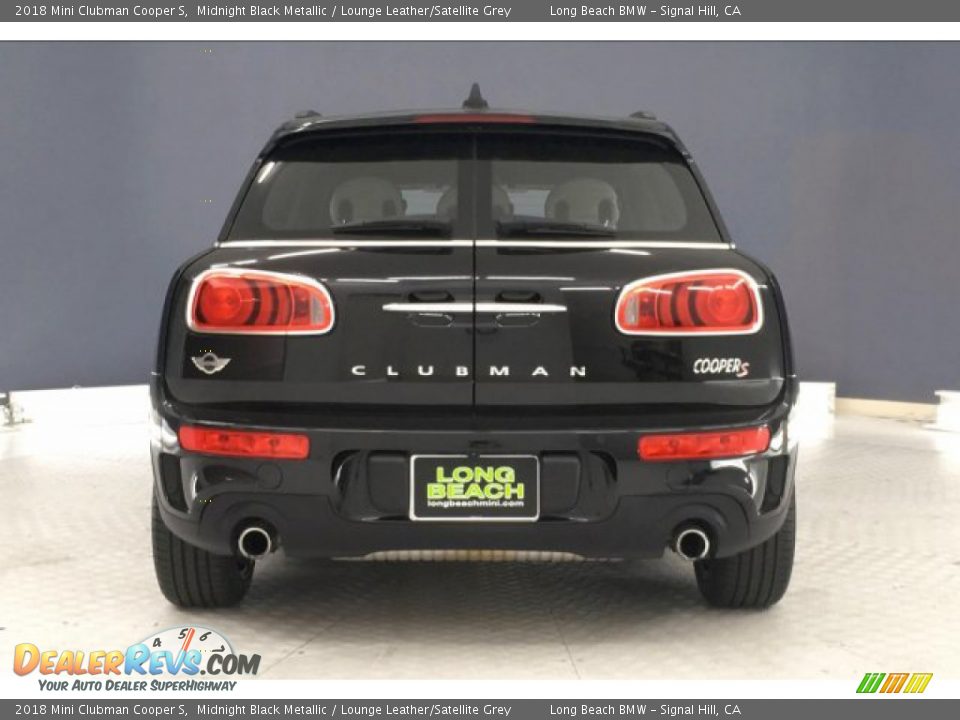 2018 Mini Clubman Cooper S Midnight Black Metallic / Lounge Leather/Satellite Grey Photo #3