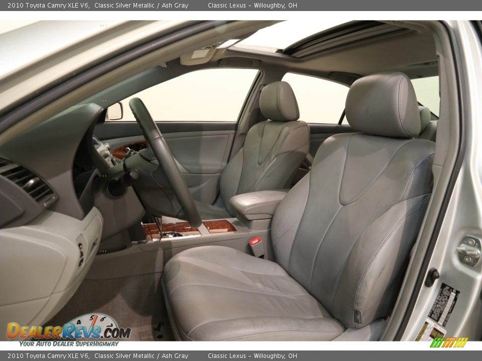 2010 Toyota Camry XLE V6 Classic Silver Metallic / Ash Gray Photo #5