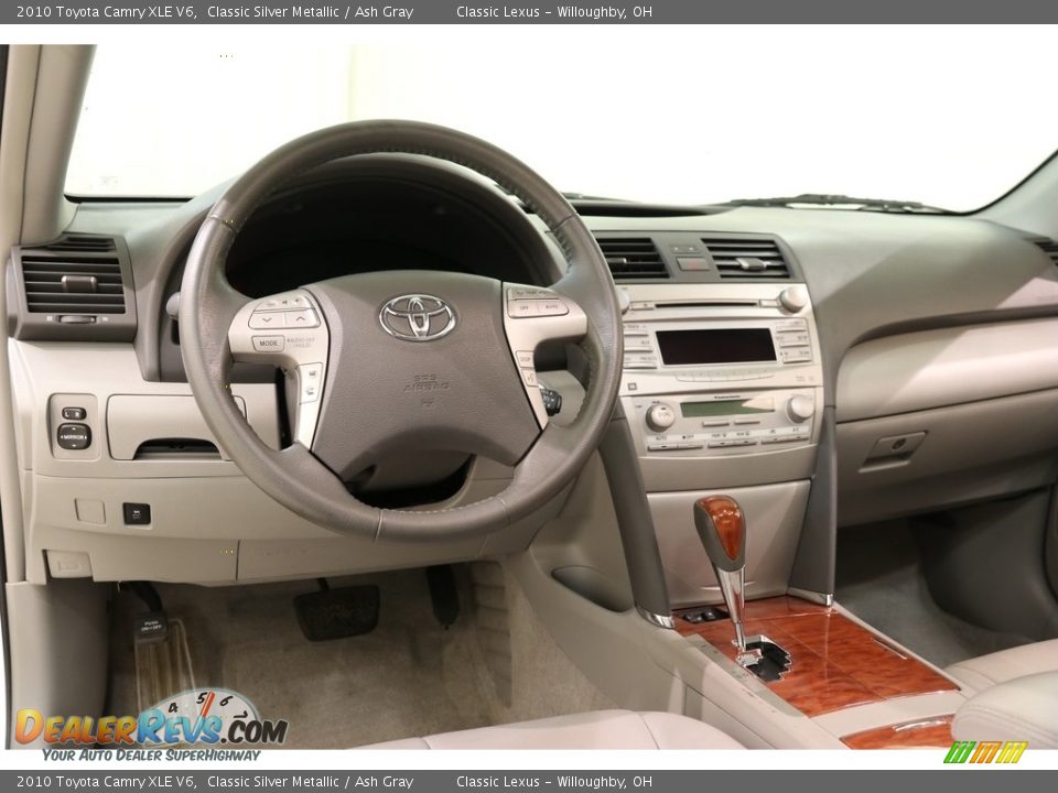 2010 Toyota Camry XLE V6 Classic Silver Metallic / Ash Gray Photo #6