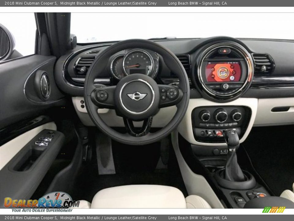 2018 Mini Clubman Cooper S Midnight Black Metallic / Lounge Leather/Satellite Grey Photo #4