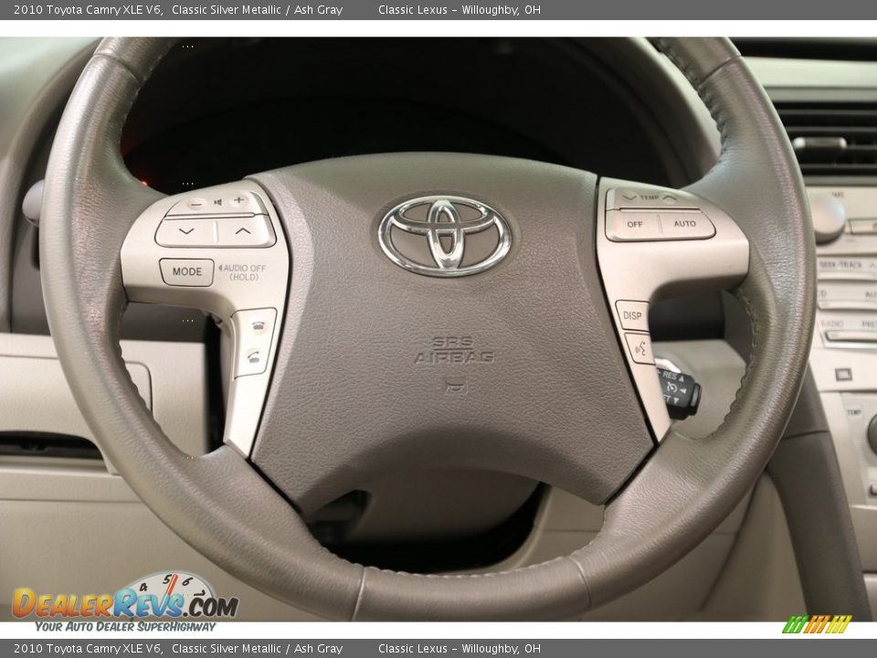 2010 Toyota Camry XLE V6 Classic Silver Metallic / Ash Gray Photo #7