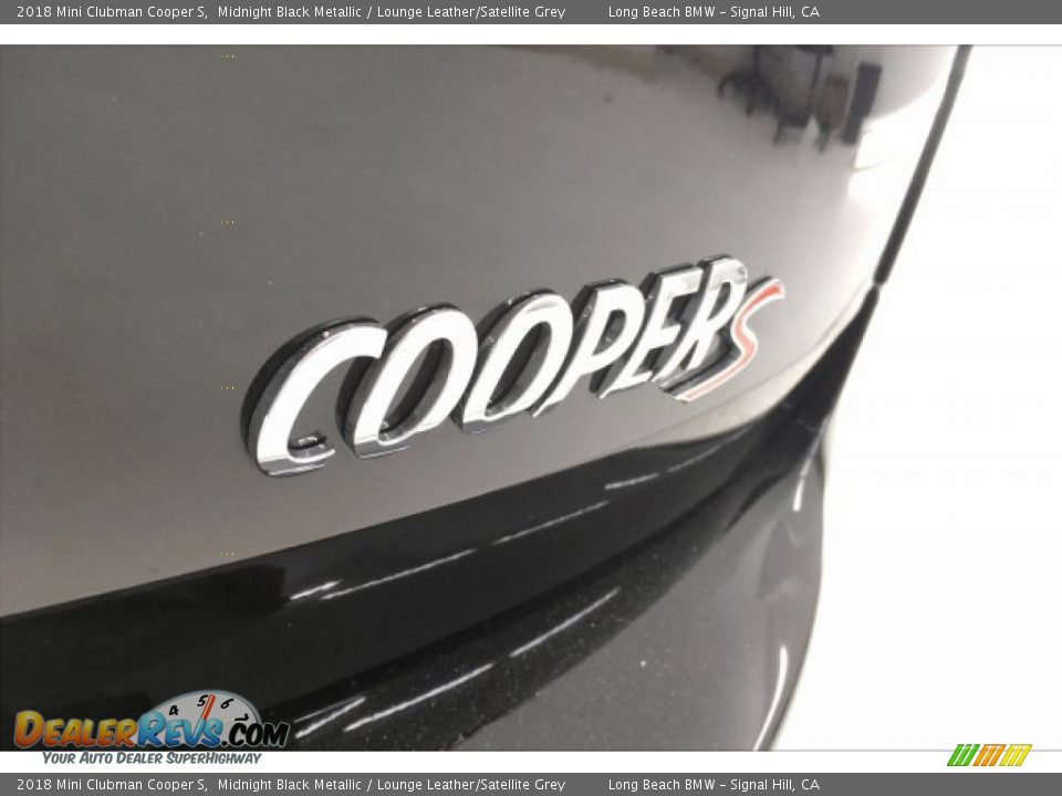 2018 Mini Clubman Cooper S Midnight Black Metallic / Lounge Leather/Satellite Grey Photo #7