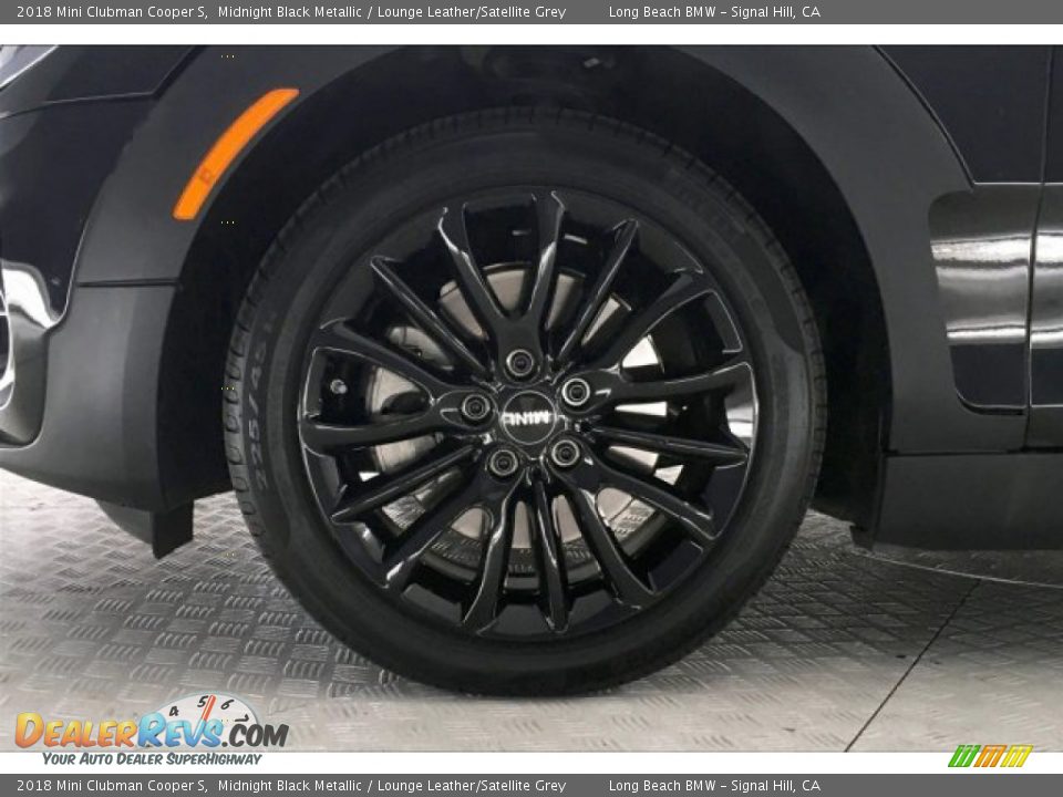 2018 Mini Clubman Cooper S Midnight Black Metallic / Lounge Leather/Satellite Grey Photo #8