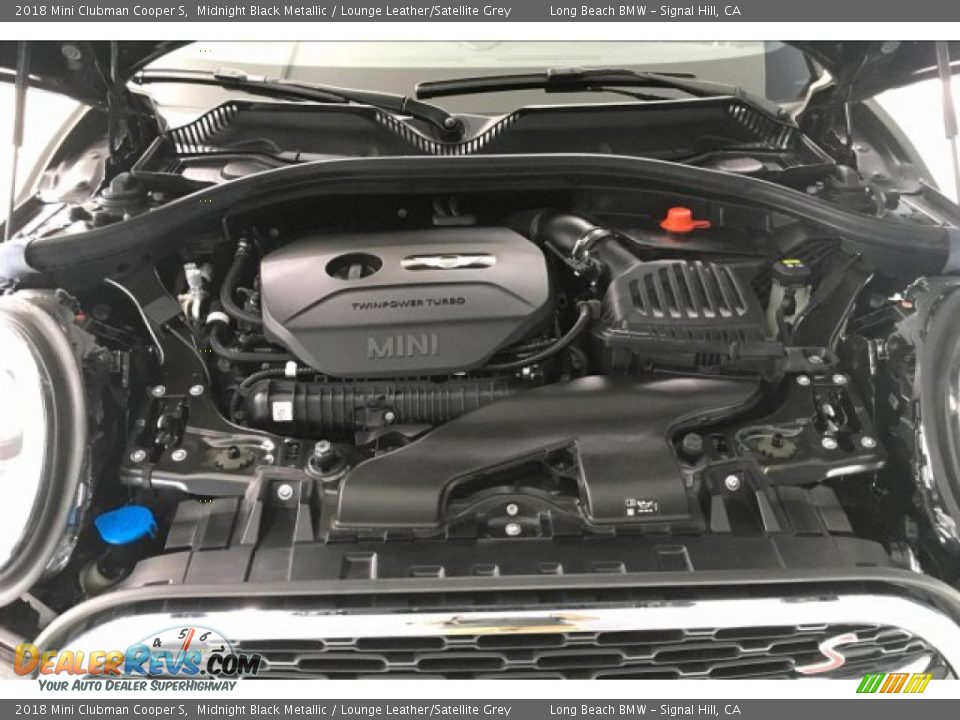 2018 Mini Clubman Cooper S Midnight Black Metallic / Lounge Leather/Satellite Grey Photo #9