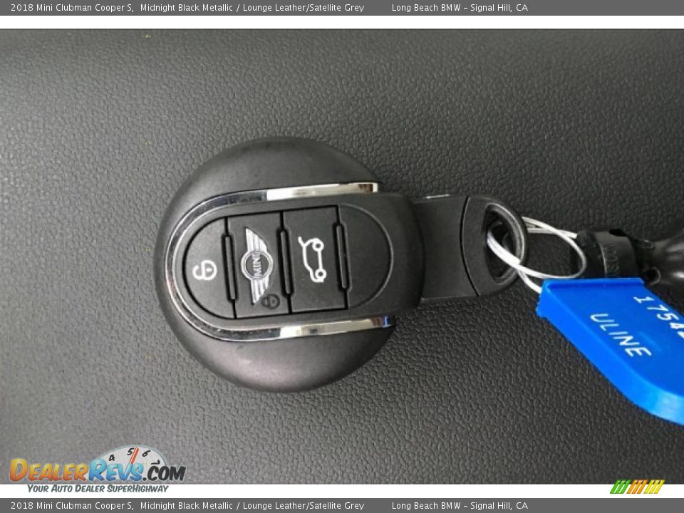 2018 Mini Clubman Cooper S Midnight Black Metallic / Lounge Leather/Satellite Grey Photo #11