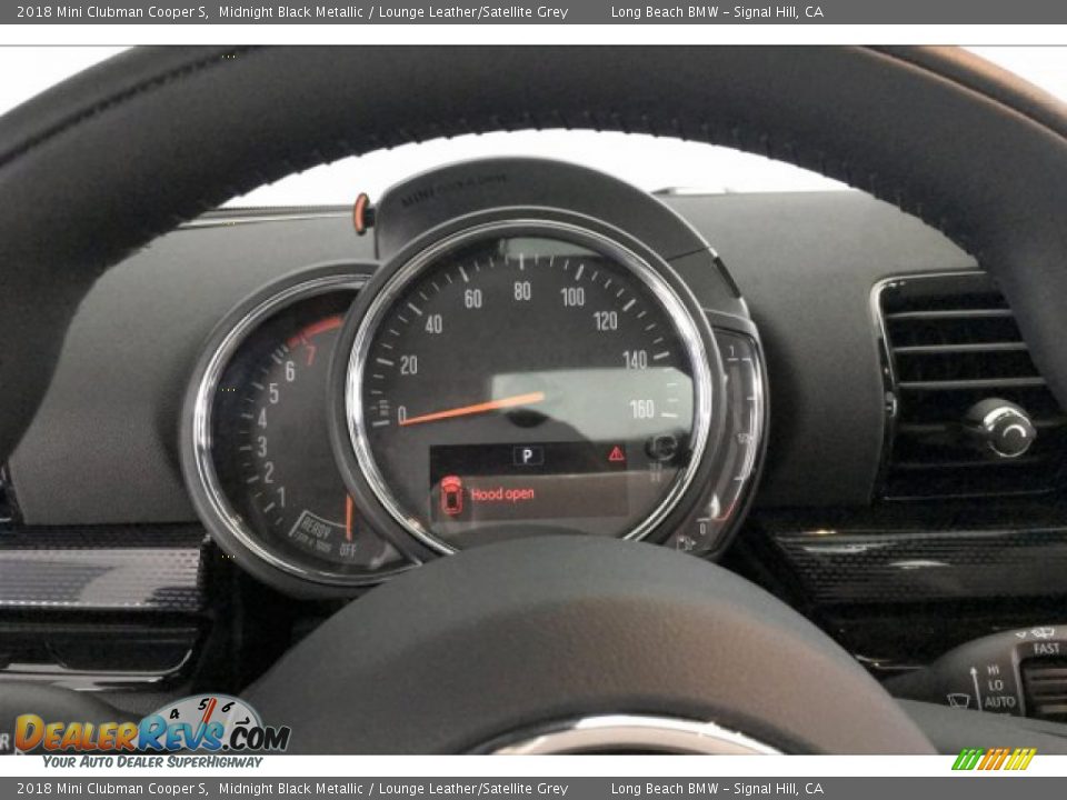 2018 Mini Clubman Cooper S Midnight Black Metallic / Lounge Leather/Satellite Grey Photo #16