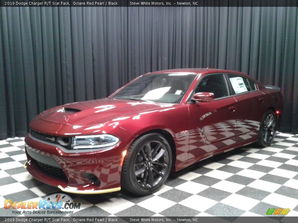 2019 Dodge Charger R/T Scat Pack Octane Red Pearl / Black Photo #2