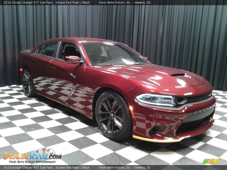 2019 Dodge Charger R/T Scat Pack Octane Red Pearl / Black Photo #4