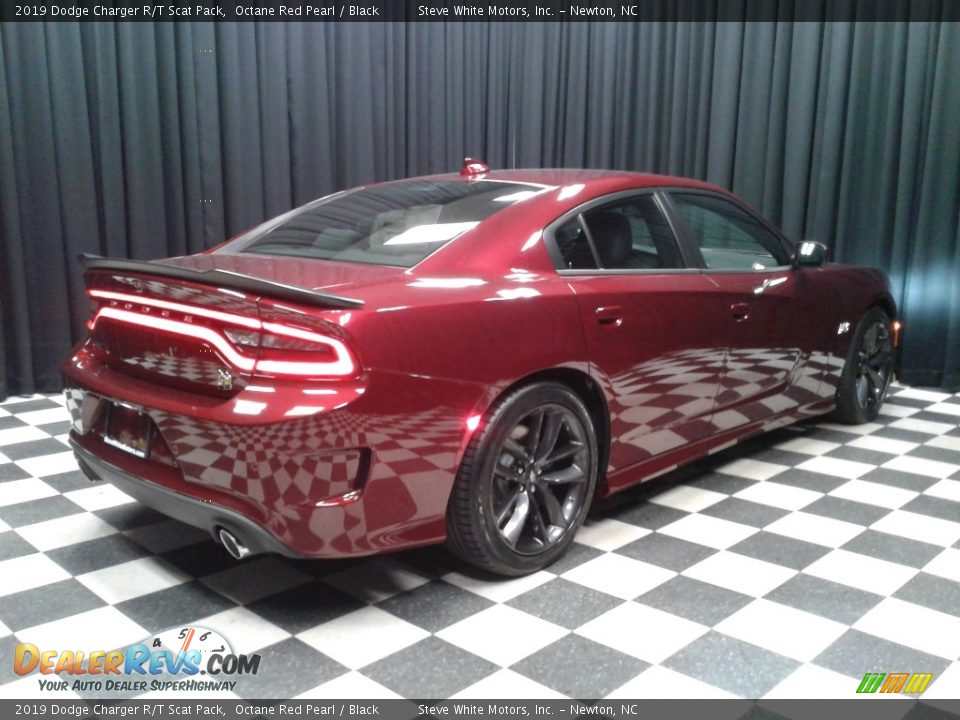 2019 Dodge Charger R/T Scat Pack Octane Red Pearl / Black Photo #6