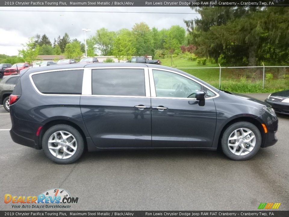 2019 Chrysler Pacifica Touring Plus Maximum Steel Metallic / Black/Alloy Photo #6