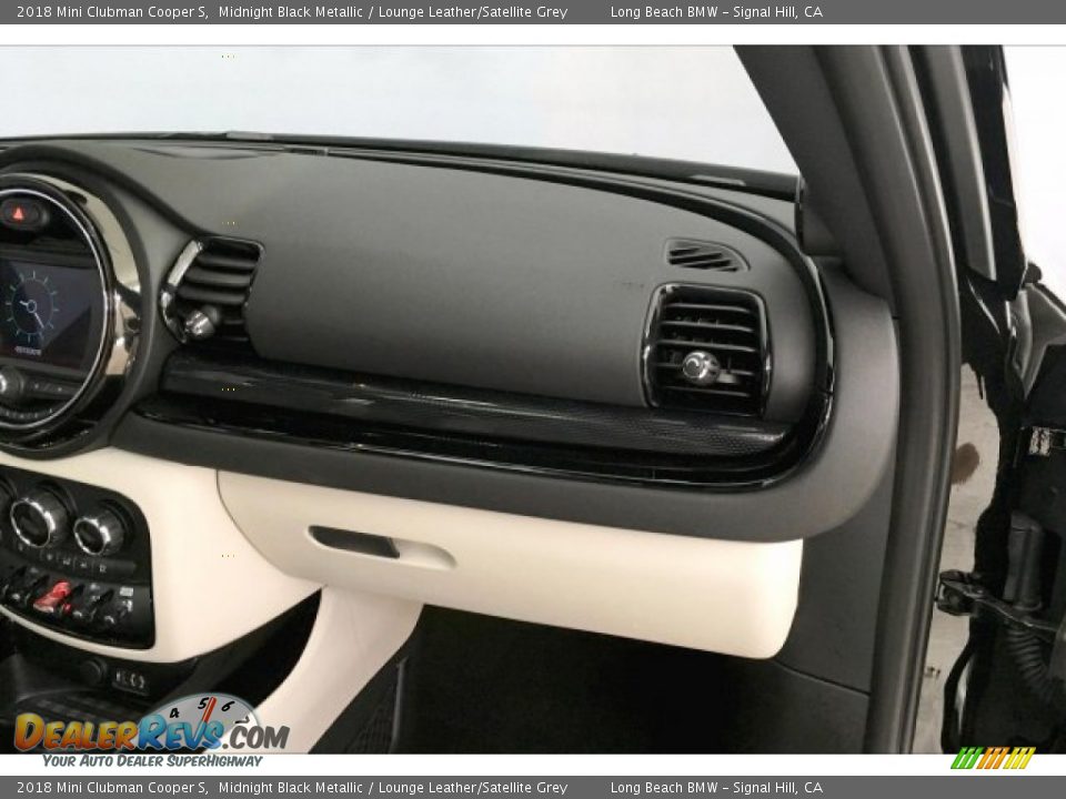 2018 Mini Clubman Cooper S Midnight Black Metallic / Lounge Leather/Satellite Grey Photo #24