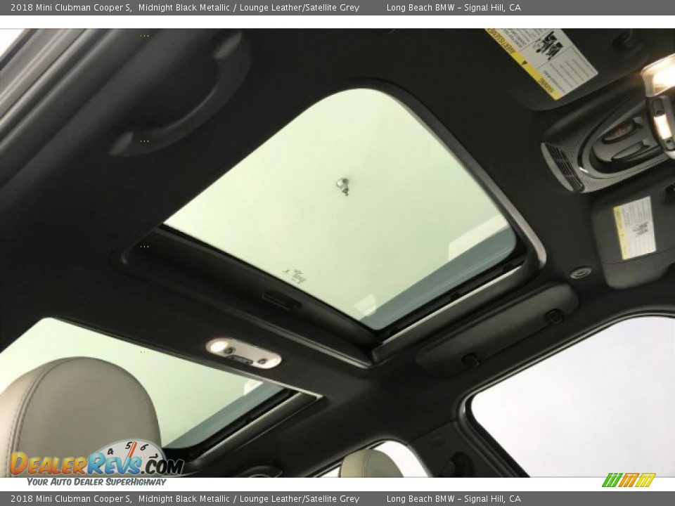 2018 Mini Clubman Cooper S Midnight Black Metallic / Lounge Leather/Satellite Grey Photo #25