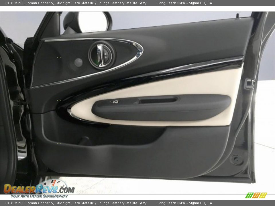 2018 Mini Clubman Cooper S Midnight Black Metallic / Lounge Leather/Satellite Grey Photo #26